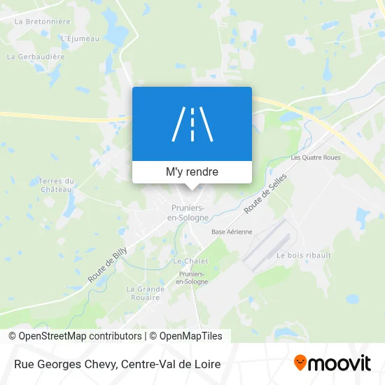 Rue Georges Chevy plan
