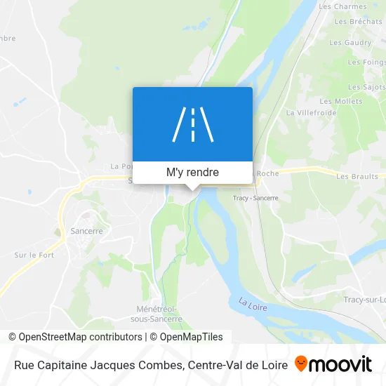Rue Capitaine Jacques Combes plan
