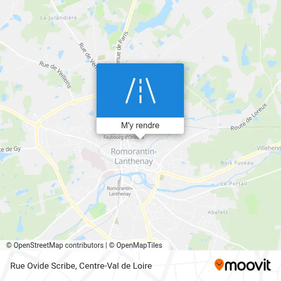 Rue Ovide Scribe plan