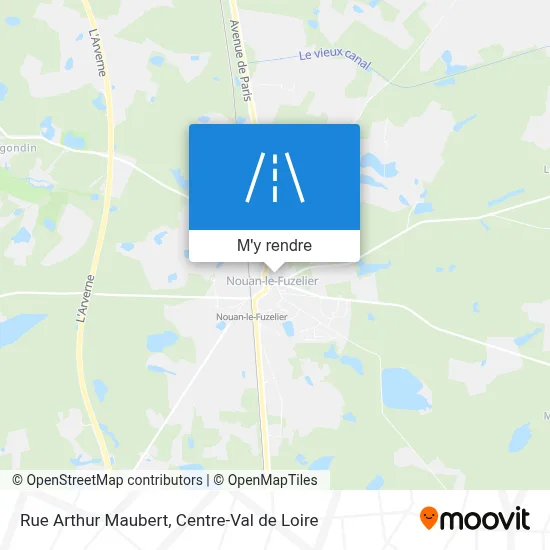 Rue Arthur Maubert plan