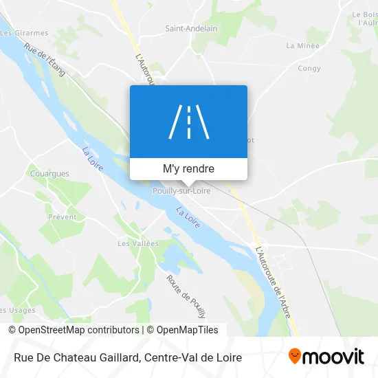 Rue De Chateau Gaillard plan