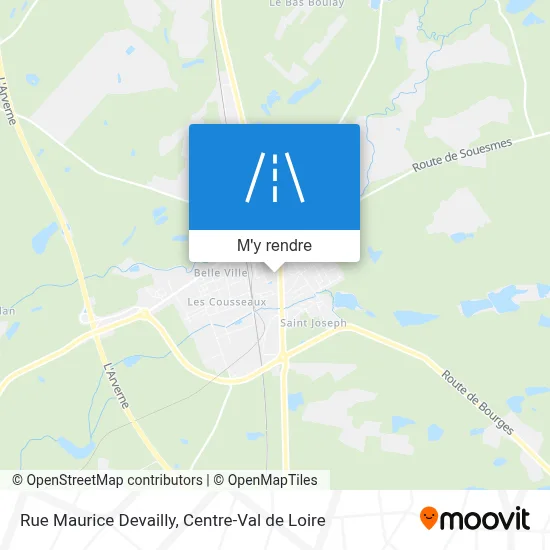 Rue Maurice Devailly plan