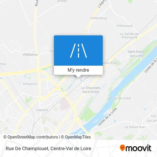 Rue De Champlouet plan