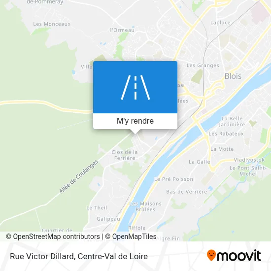 Rue Victor Dillard plan