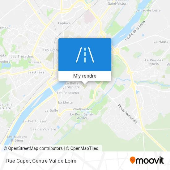 Rue Cuper plan