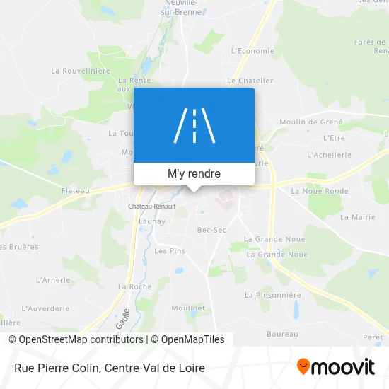 Rue Pierre Colin plan