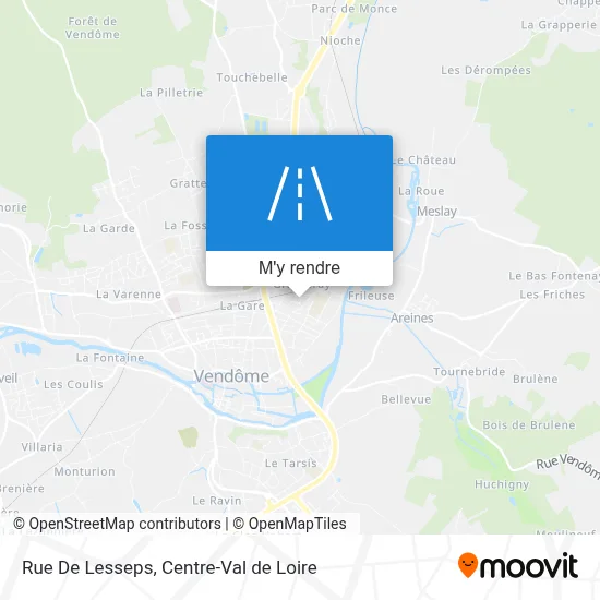 Rue De Lesseps plan