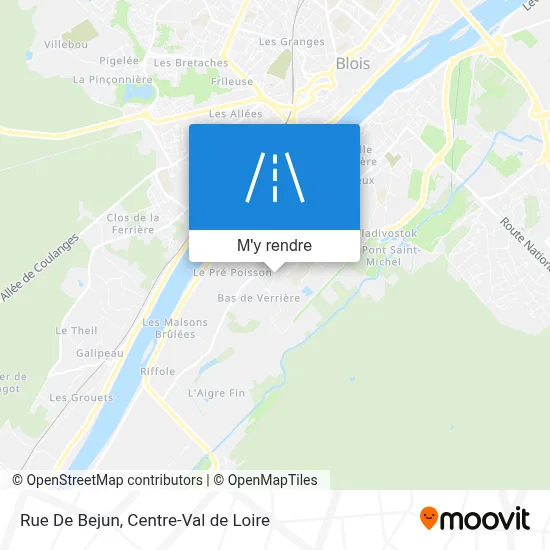 Rue De Bejun plan