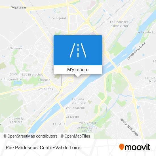 Rue Pardessus plan
