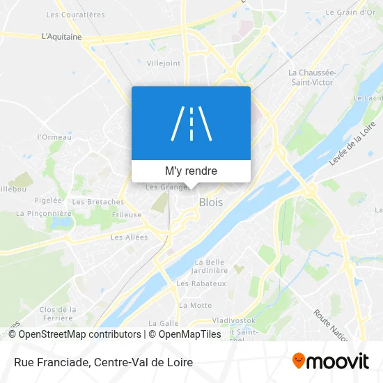 Rue Franciade plan