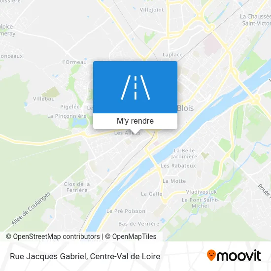 Rue Jacques Gabriel plan