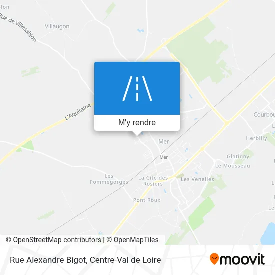 Rue Alexandre Bigot plan
