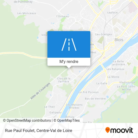 Rue Paul Foulet plan