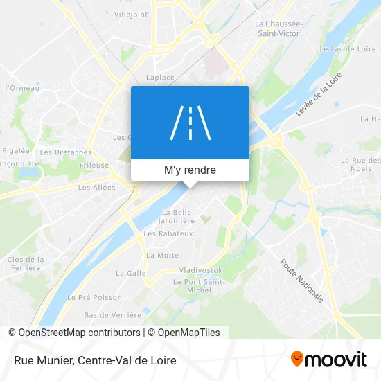 Rue Munier plan