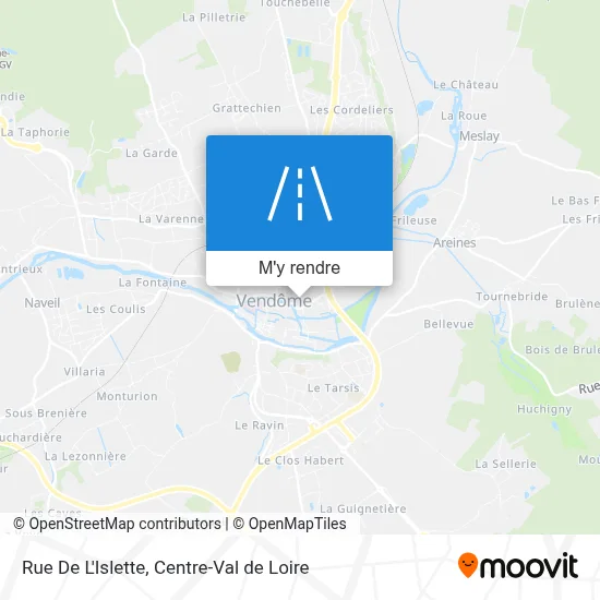 Rue De L'Islette plan
