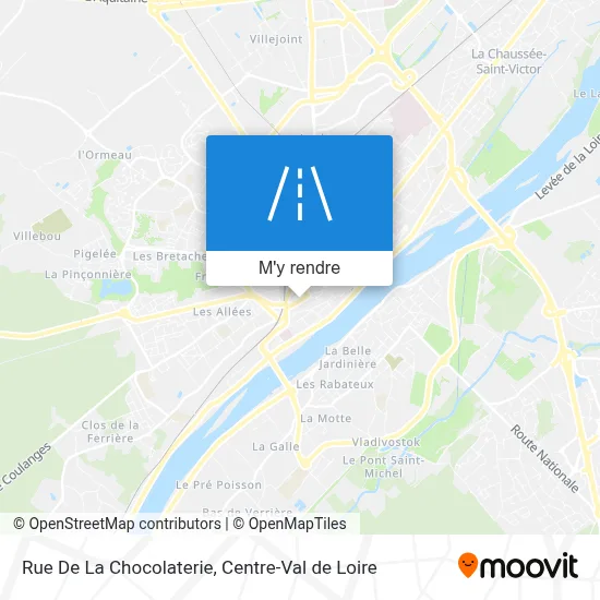 Rue De La Chocolaterie plan
