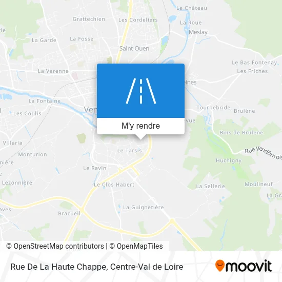 Rue De La Haute Chappe plan