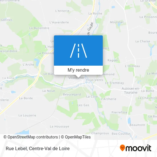 Rue Lebel plan