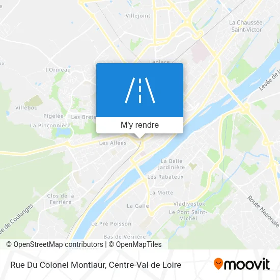 Rue Du Colonel Montlaur plan