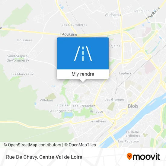 Rue De Chavy plan