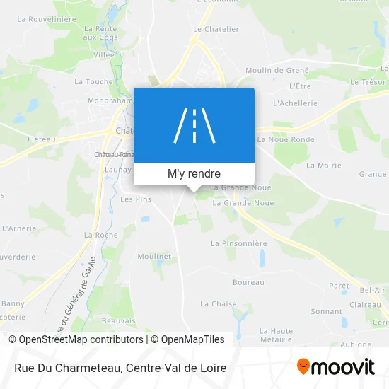 Rue Du Charmeteau plan