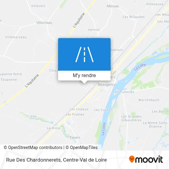 Rue Des Chardonnerets plan