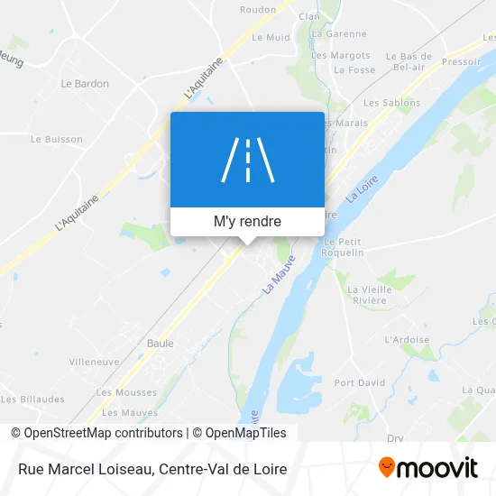 Rue Marcel Loiseau plan