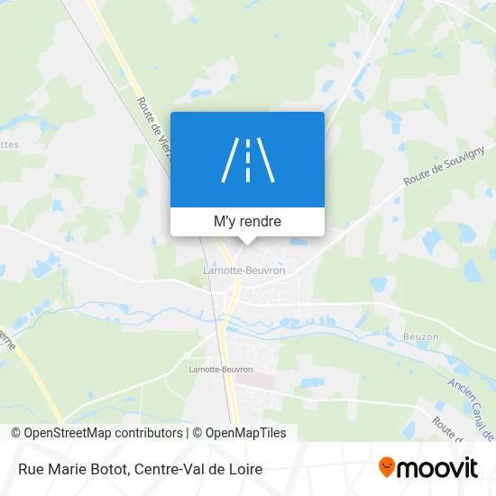Rue Marie Botot plan