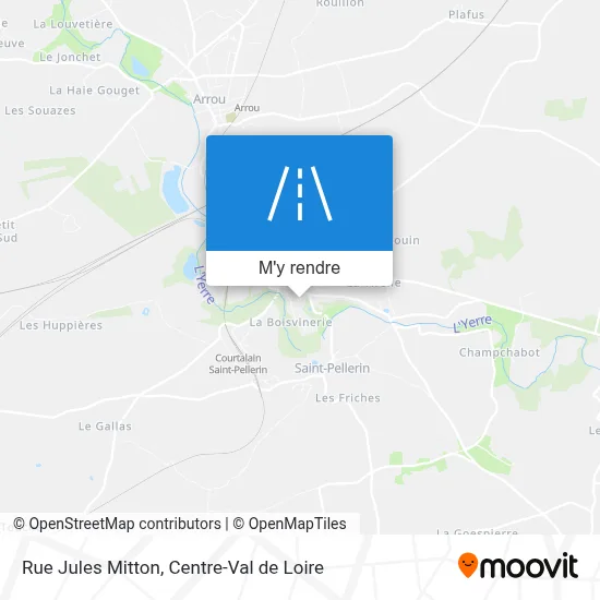 Rue Jules Mitton plan