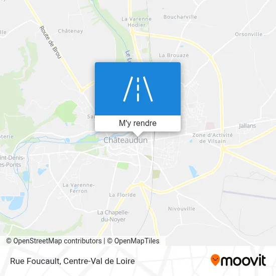 Rue Foucault plan
