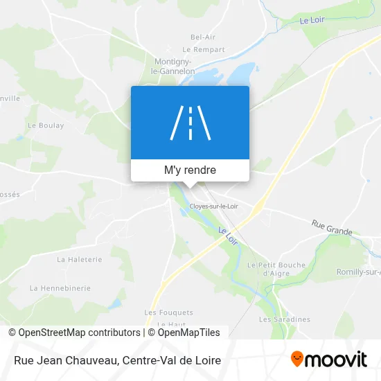 Rue Jean Chauveau plan
