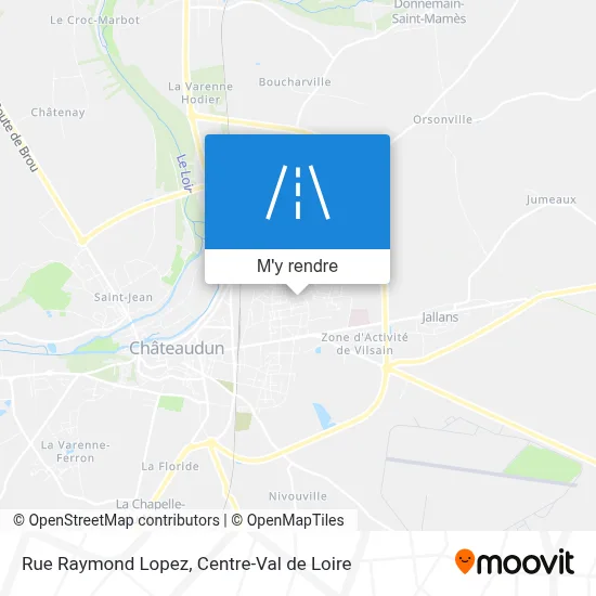 Rue Raymond Lopez plan