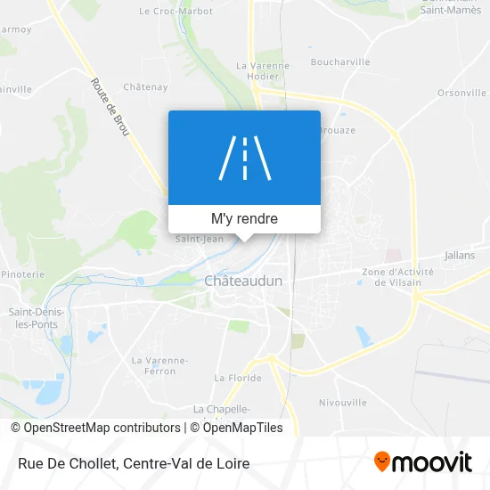 Rue De Chollet plan