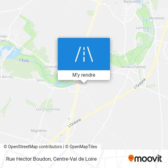 Rue Hector Boudon plan