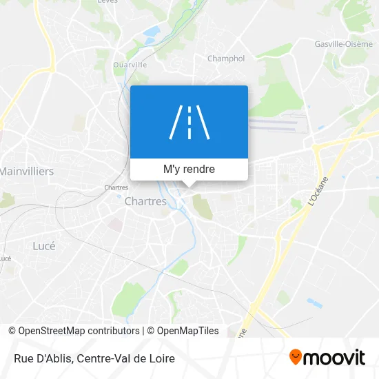 Rue D'Ablis plan