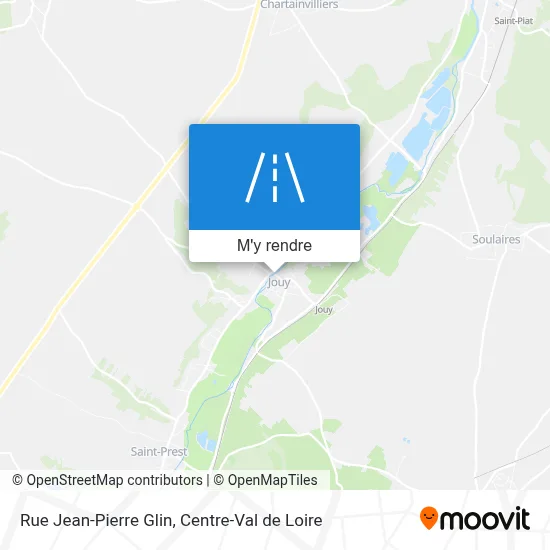 Rue Jean-Pierre Glin plan