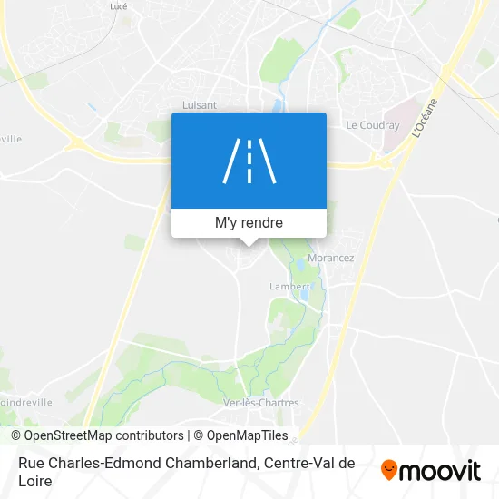 Rue Charles-Edmond Chamberland plan