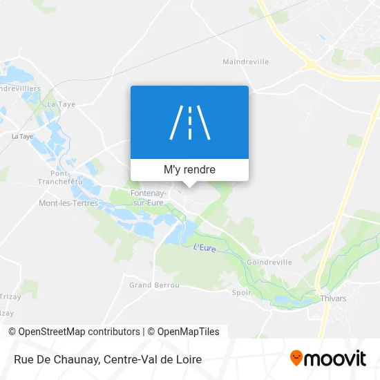 Rue De Chaunay plan