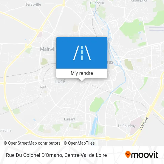 Rue Du Colonel D'Ornano plan