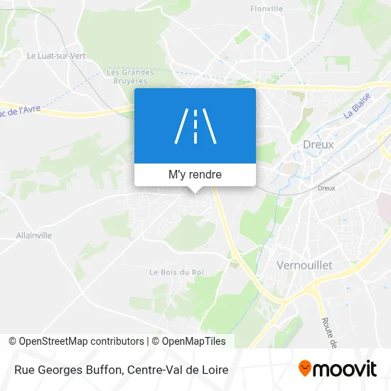 Rue Georges Buffon plan
