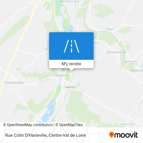 Rue Colin D'Harleville plan