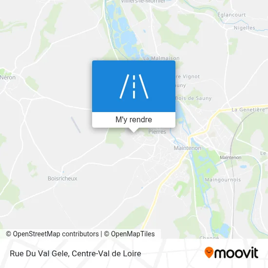 Rue Du Val Gele plan