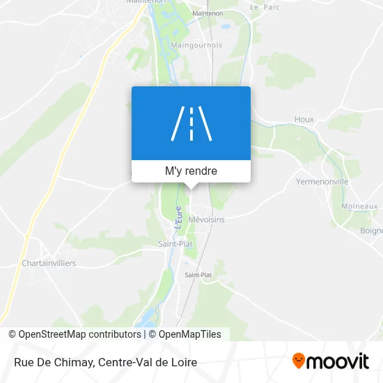 Rue De Chimay plan