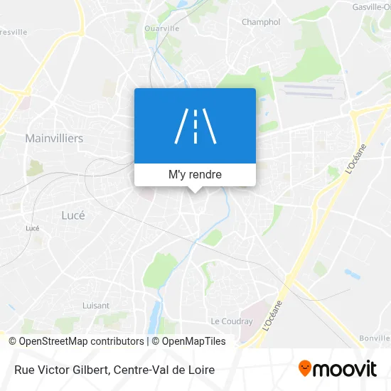 Rue Victor Gilbert plan