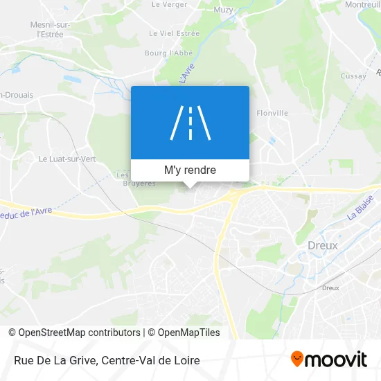 Rue De La Grive plan
