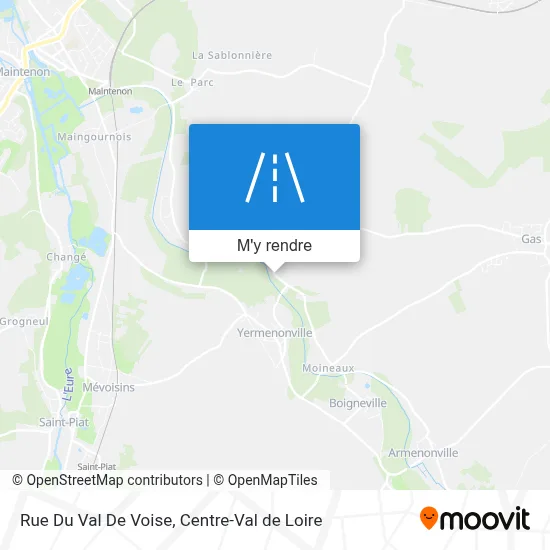 Rue Du Val De Voise plan