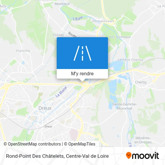 Rond-Point Des Châtelets plan