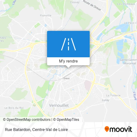 Rue Batardon plan