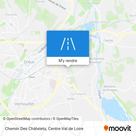 Chemin Des Châtelets plan