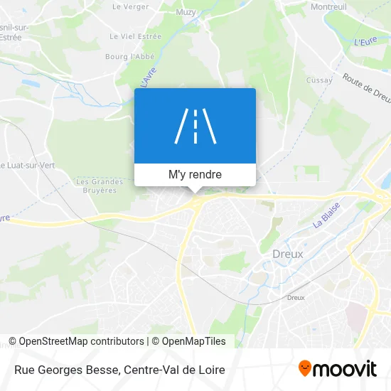 Rue Georges Besse plan